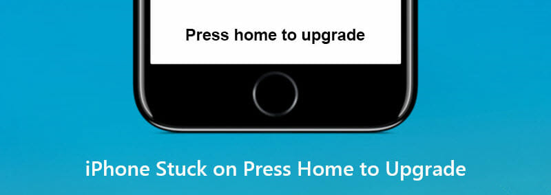 iphone stuck on press home to upgrade