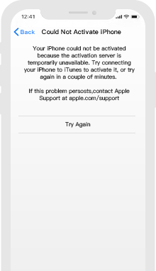 Could Not Activate iPhone