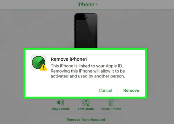 remove icloud activation lock remotely