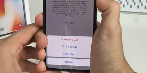 ativar iphone com chamada de emergência