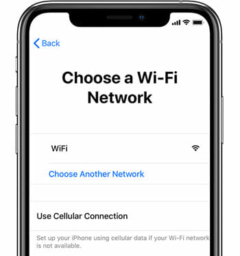choose a wifi network