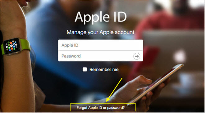 forgot apple id password