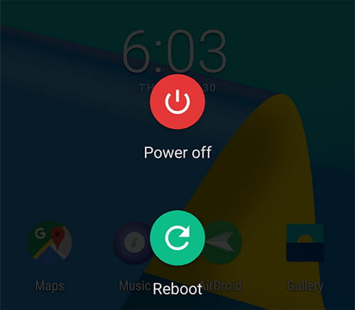 restart android phone