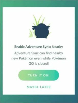 pokemon go adventure sync