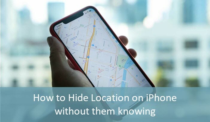hide location on iphone