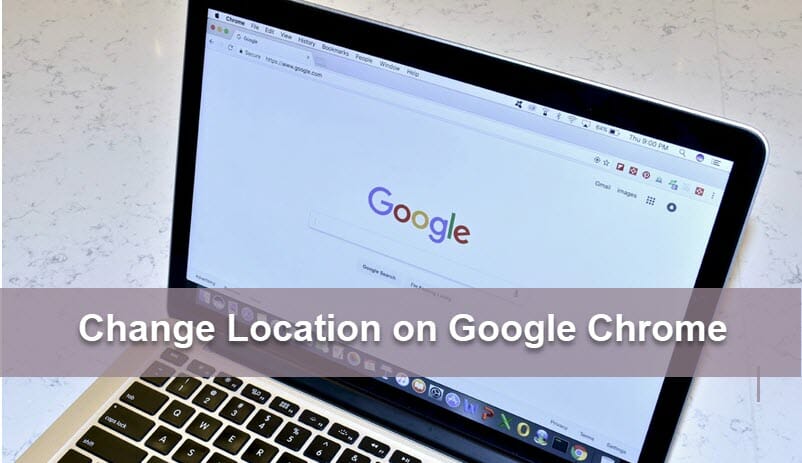 change location on google chrome