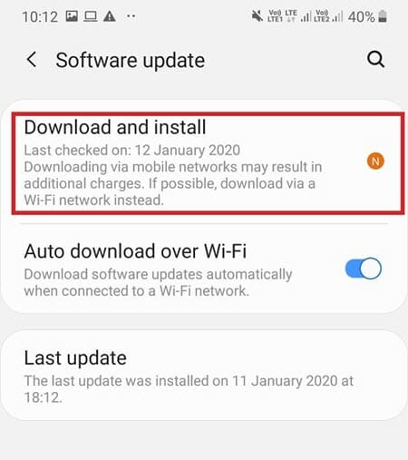 android software update manullay